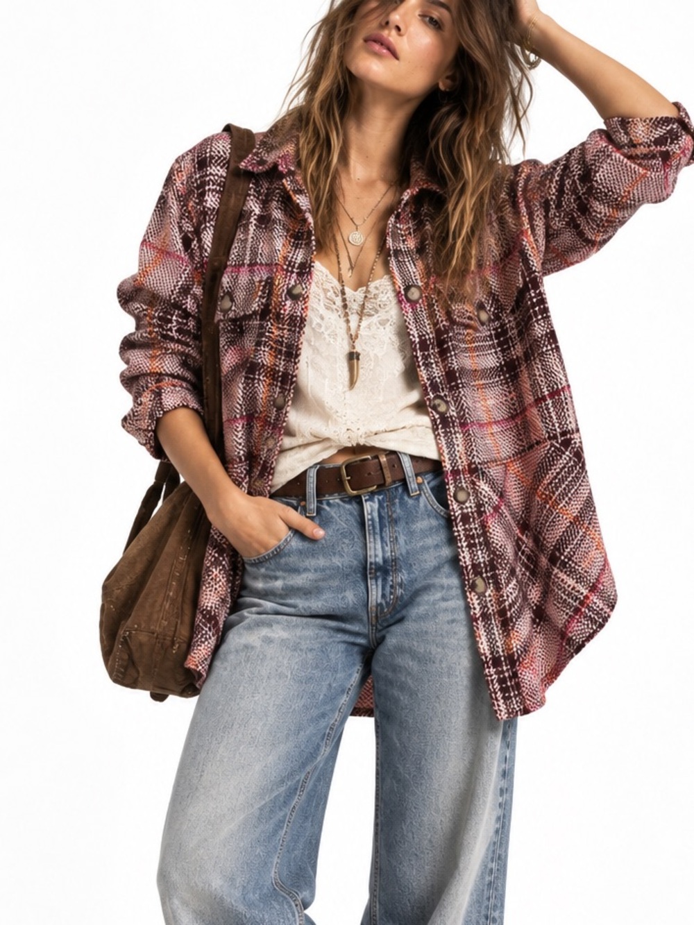 Anthropologie Hudson Oversized Button Down Jacket Small